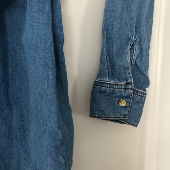 Topshop Denim Belted Jacket Dress - Picture 5 of 11